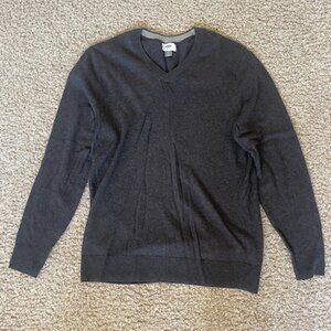 OLD NAVY V-Neck Sweater for Men Dark Charcoal